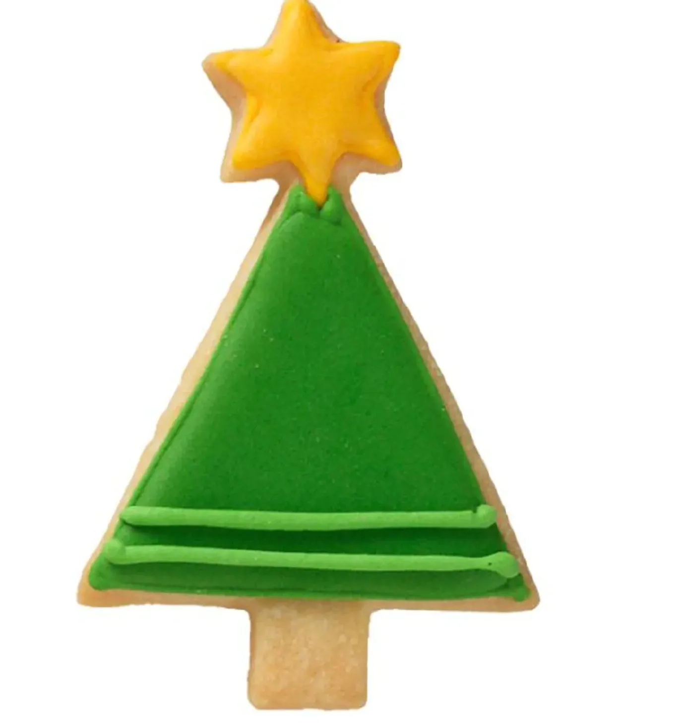 NANU-NANA Ausstechform Weihnachtsbaum Geometrisch, 7 Cm