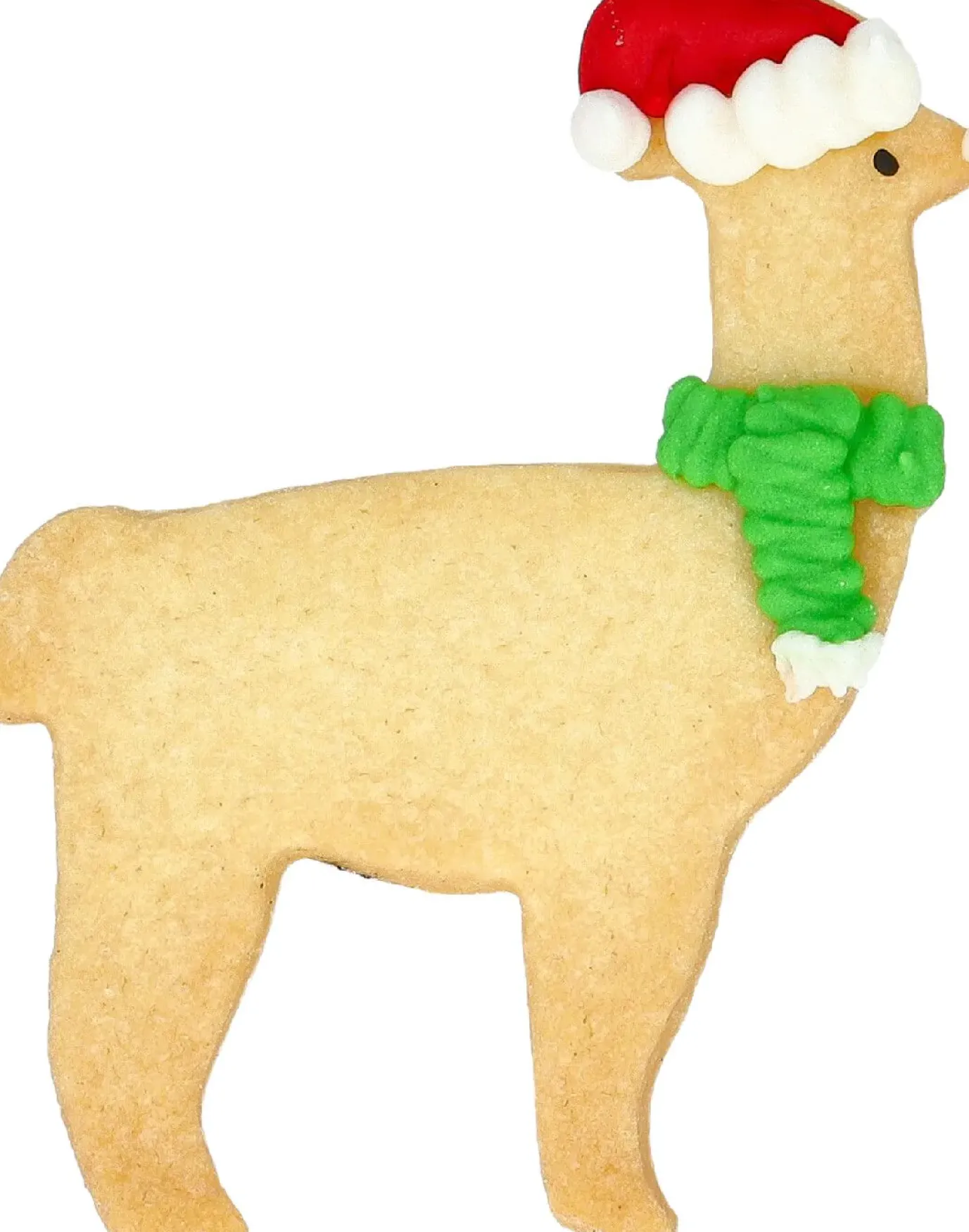 NANU-NANA Ausstechform Weihnachts-Lama, 7 Cm