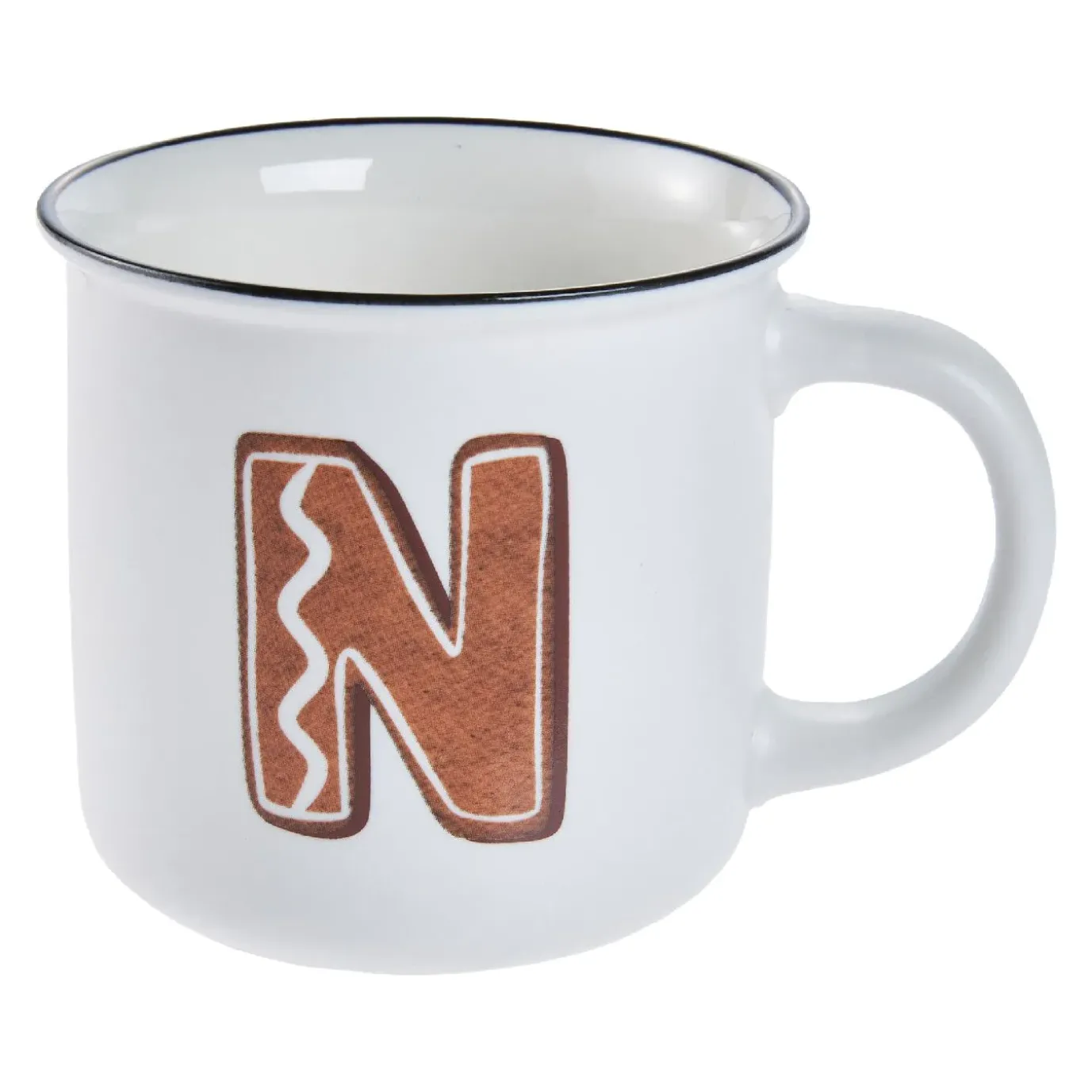 NANU-NANA Becher Buchstabe/Lebkuchen, N, 380 Ml