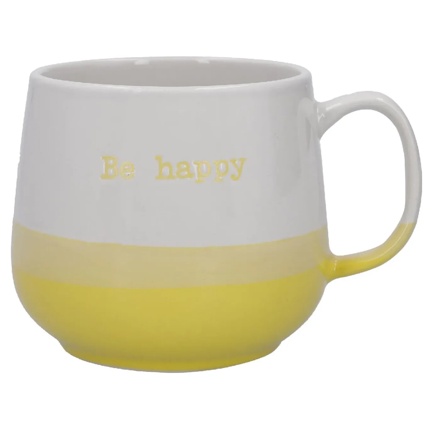 NANU-NANA Becher Emotion, Be Happy/gelb, 500 Ml