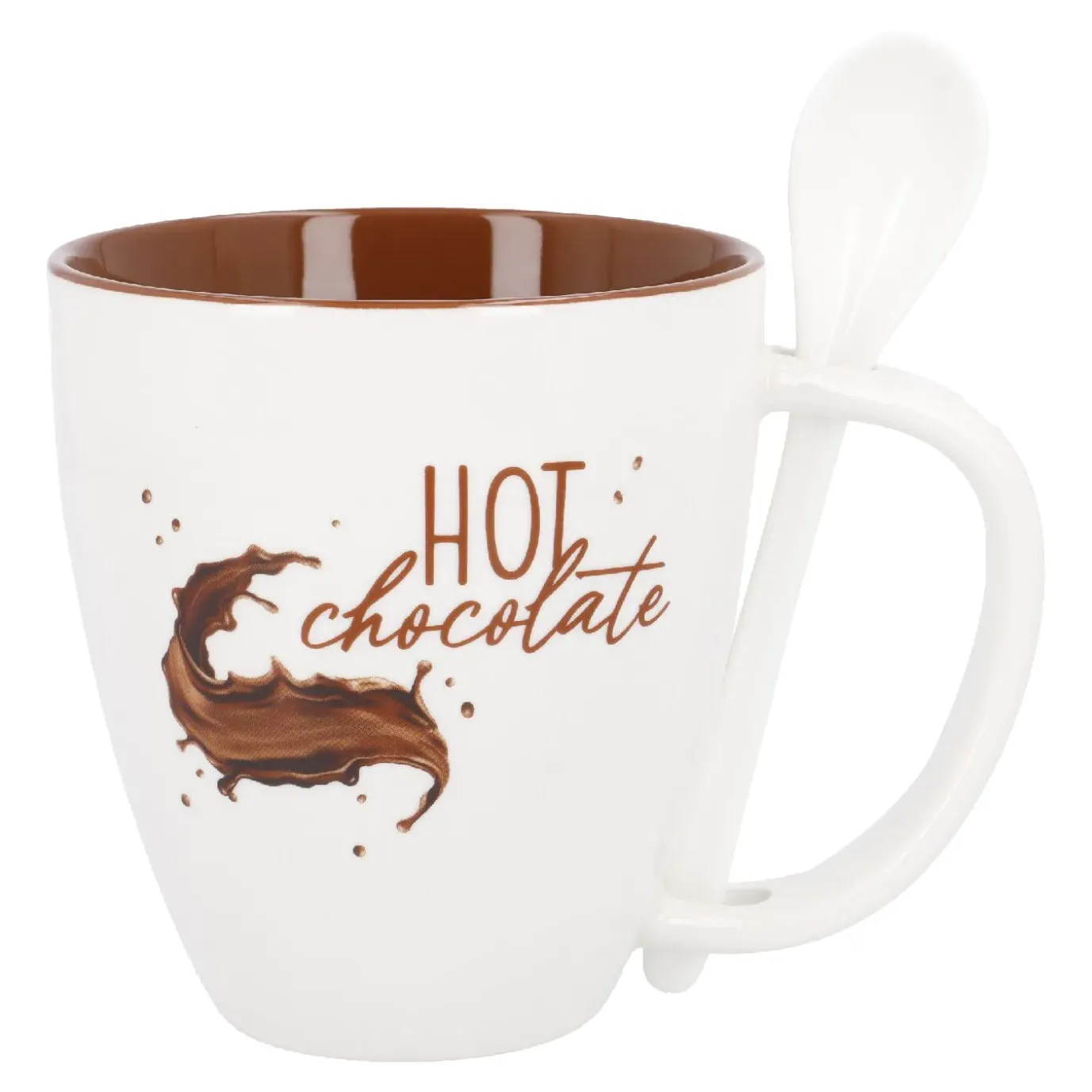 NANU-NANA Becher Hot Chocolate Mit Löffel, 550 Ml