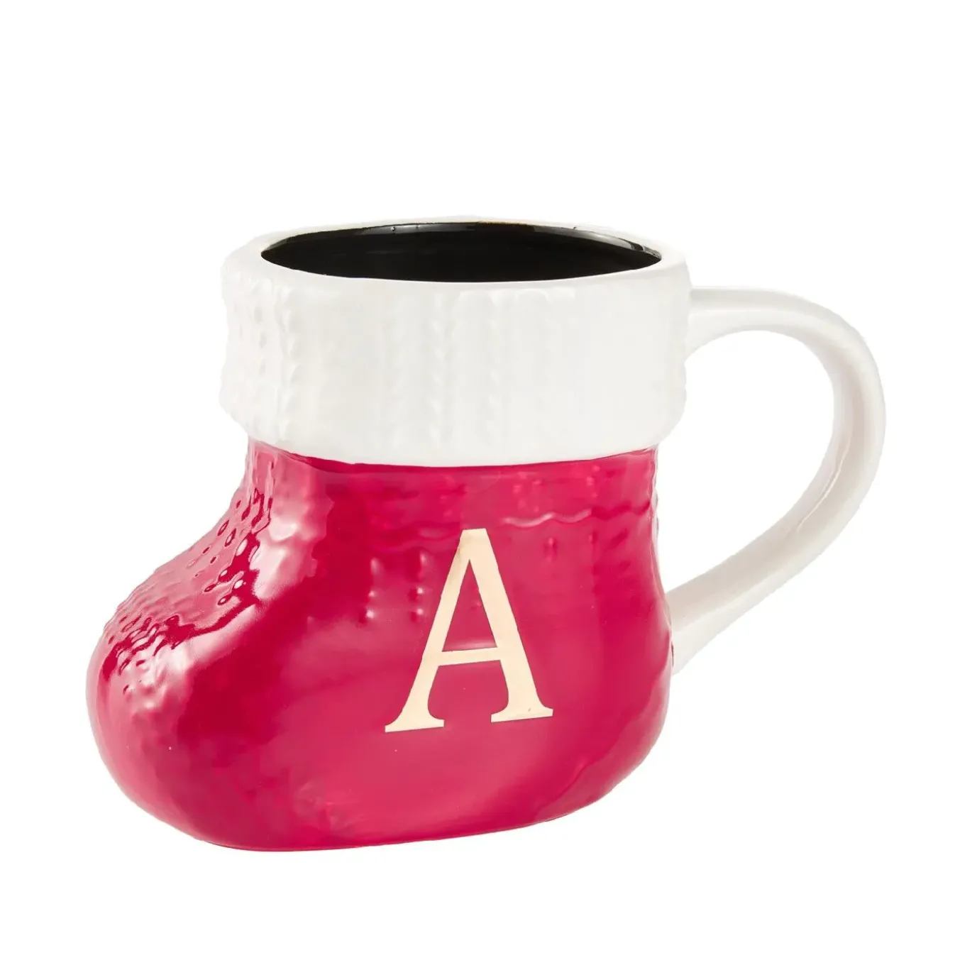 NANU-NANA Becher Stiefel Mit Buchstabe, A/rot, 400 Ml