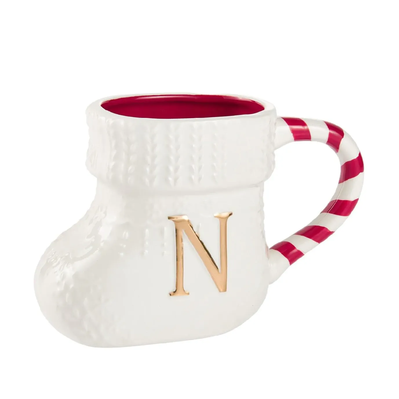 NANU-NANA Becher Stiefel Mit Buchstabe, N/weiß, 400 Ml