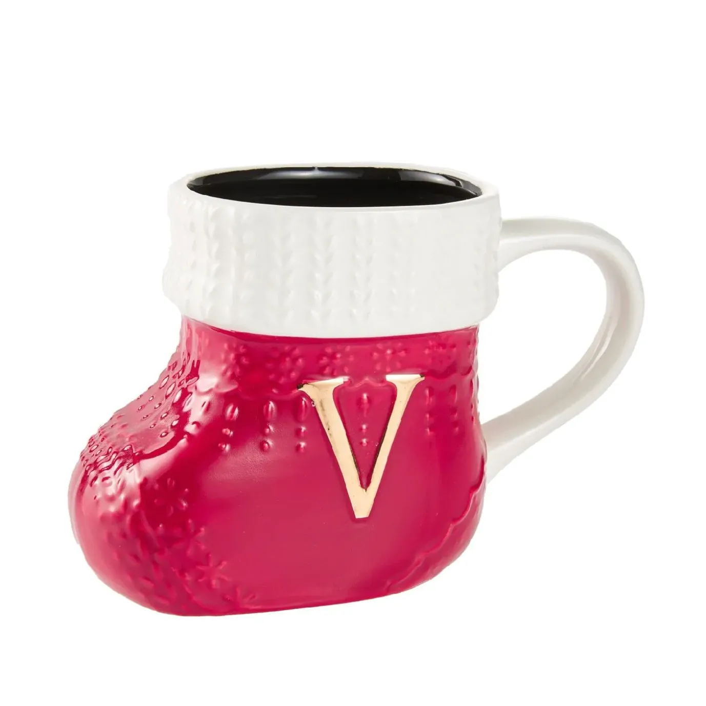 NANU-NANA Becher Stiefel Mit Buchstabe, V/rot, 400 Ml