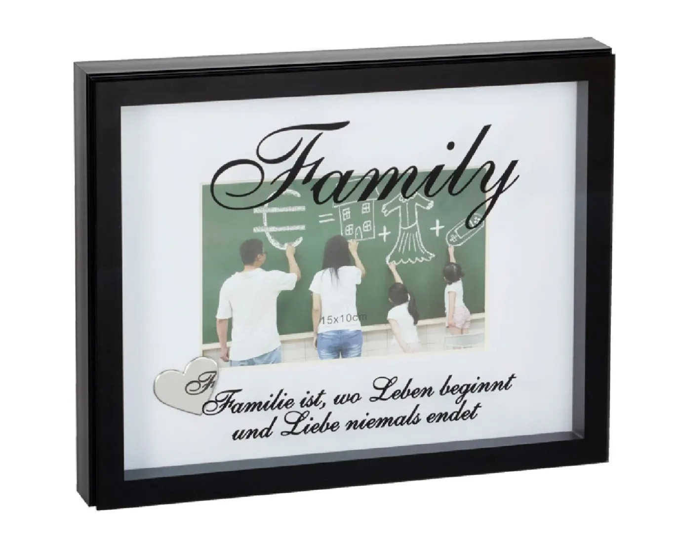 NANU-NANA Bilderrahmen Mit Spruch, Family, 10 X 15 Cm