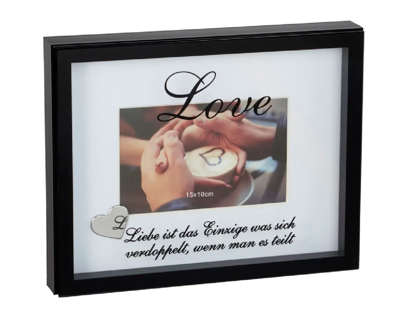 NANU-NANA Bilderrahmen Mit Spruch, Love, 10 X 15 Cm