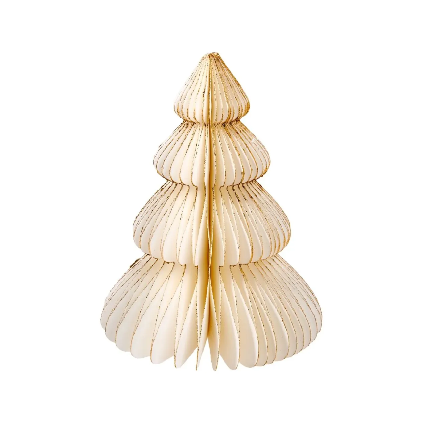 NANU-NANA Deko-Baum Wabe, Creme/4 Stufen, 15 Cm