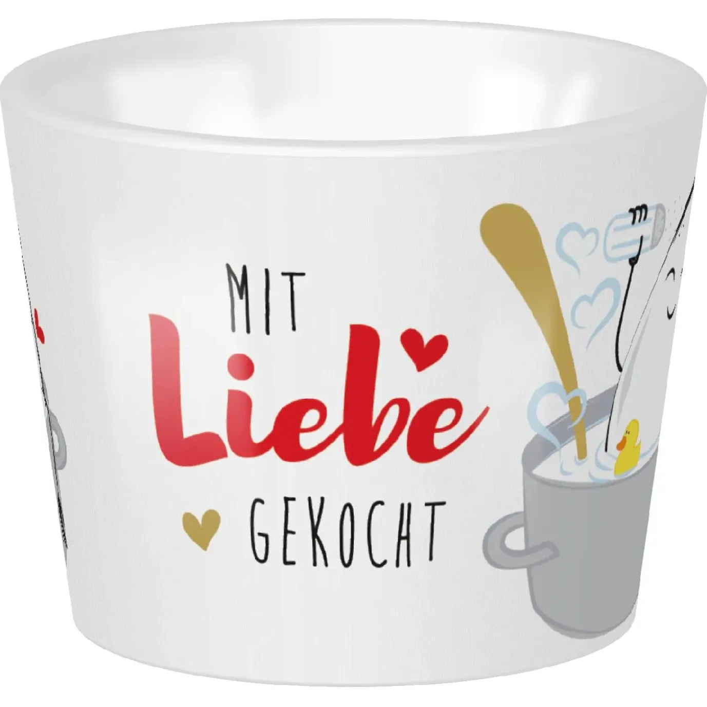 NANU-NANA Eierbecher, Mit Liebe Gekocht