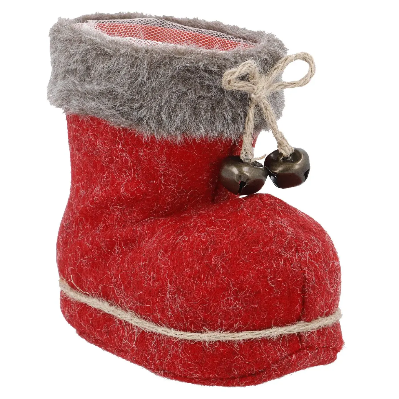 NANU-NANA Fellstiefel, Rot, 14 Cm