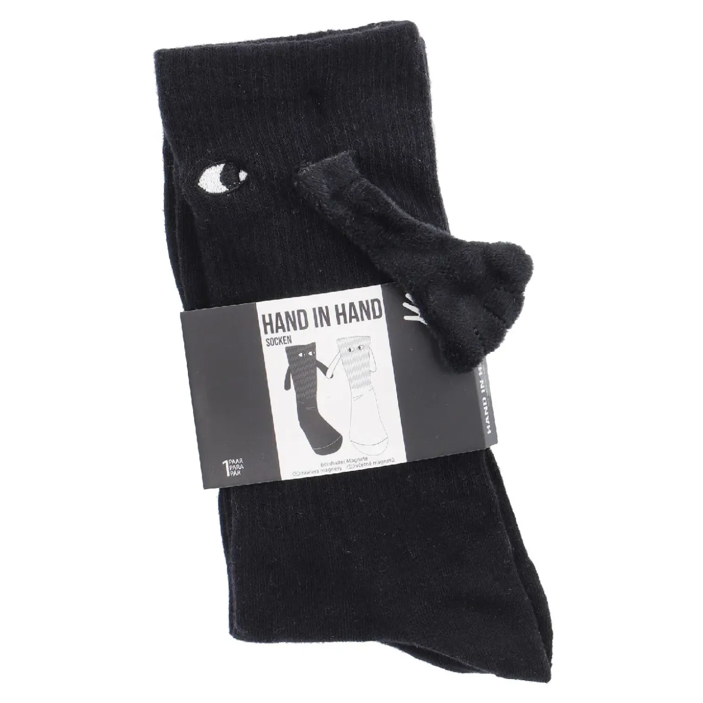 NANU-NANA Freunde-Socken Magnet, Schwarz, Größe 35-42