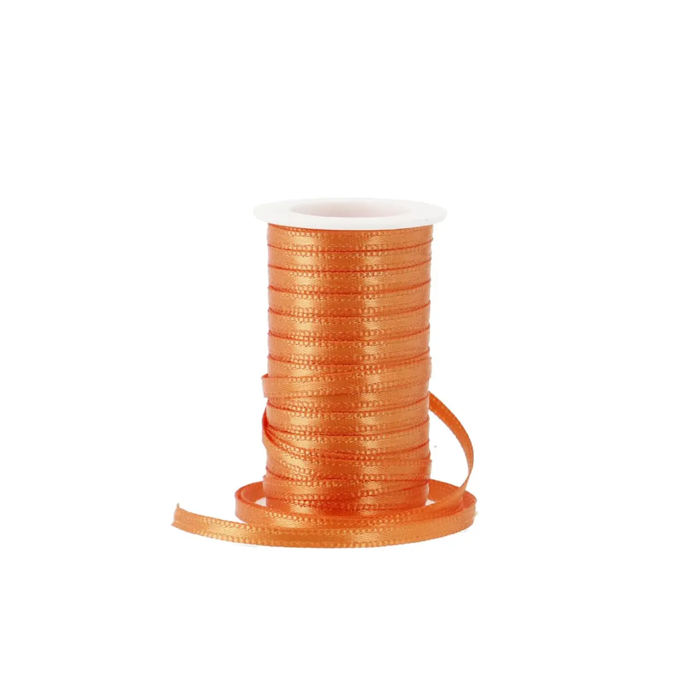 NANU-NANA Geschenkband Satin, Orange, 3mm X 10m