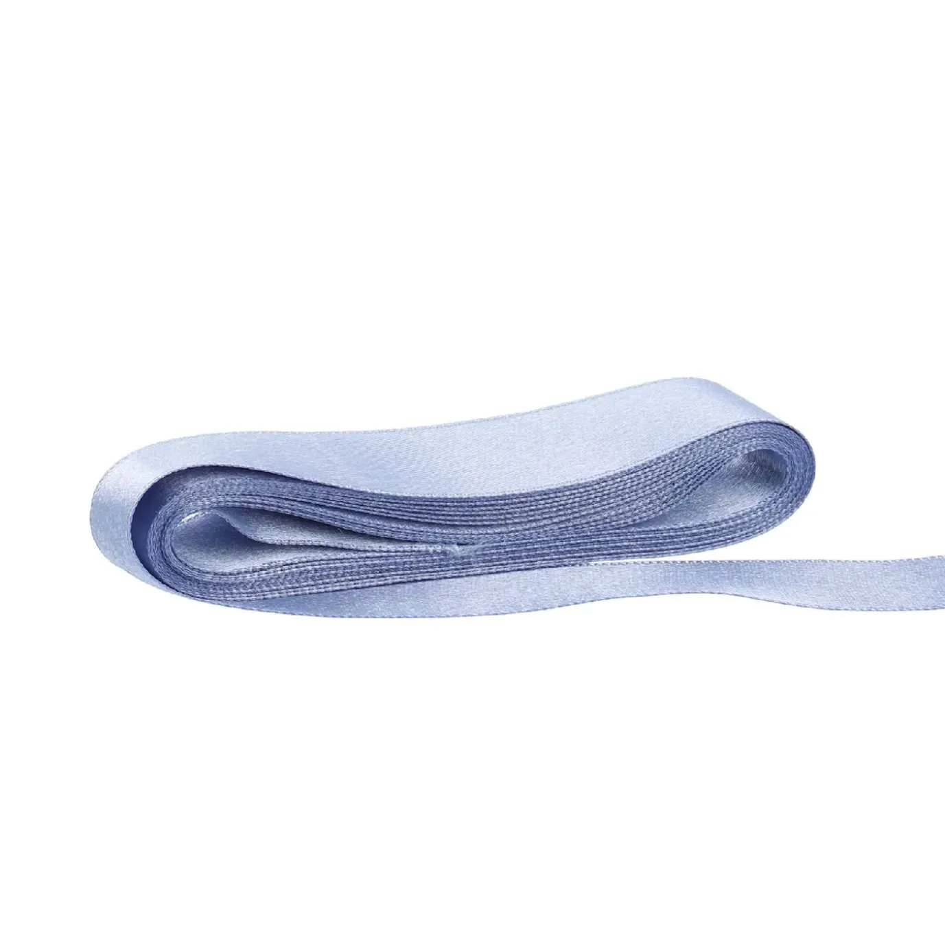 NANU-NANA Geschenkband Satin, Rauchblau, 25 Mm X 3 M