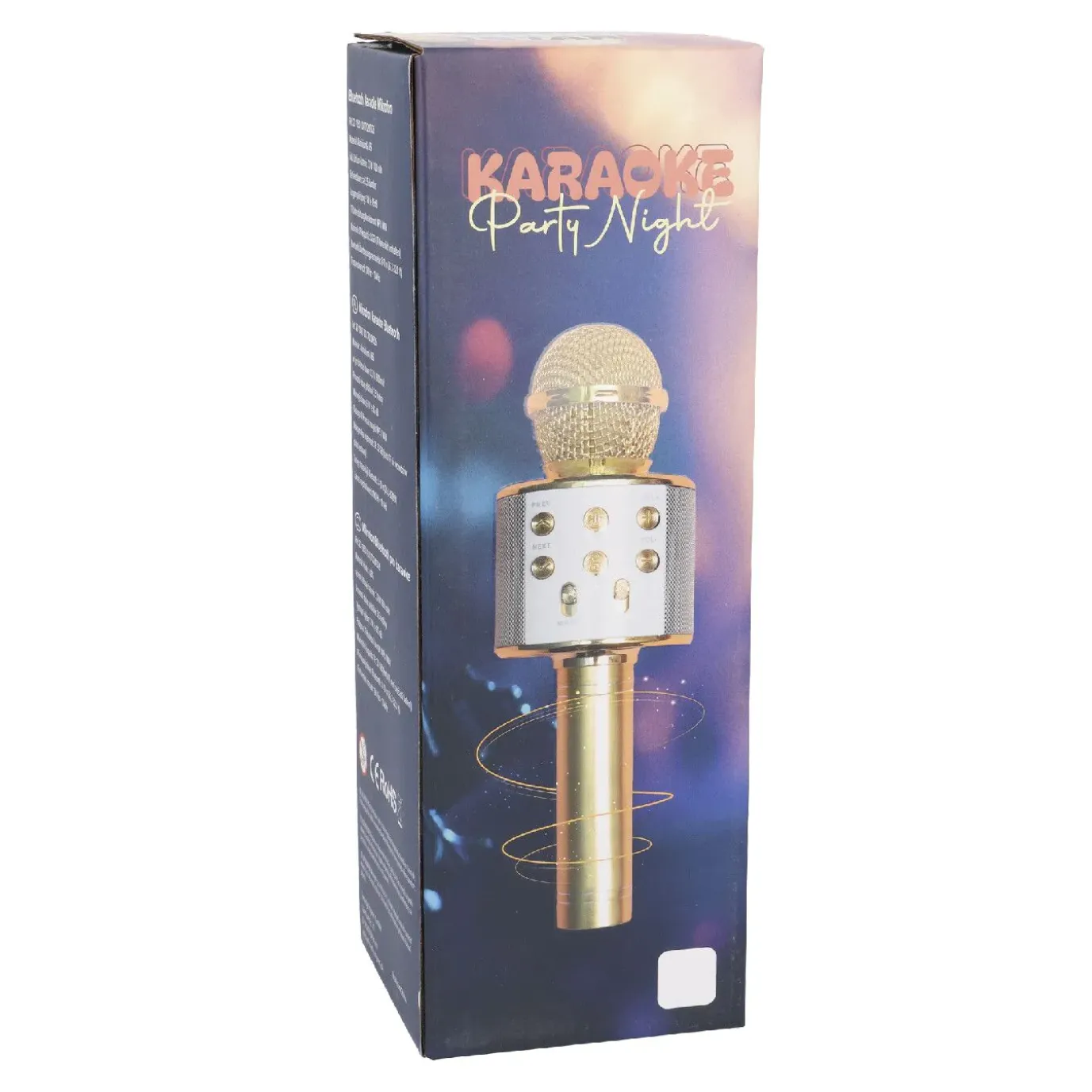 NANU-NANA Karaoke Mikrofon, Gold, 23 Cm