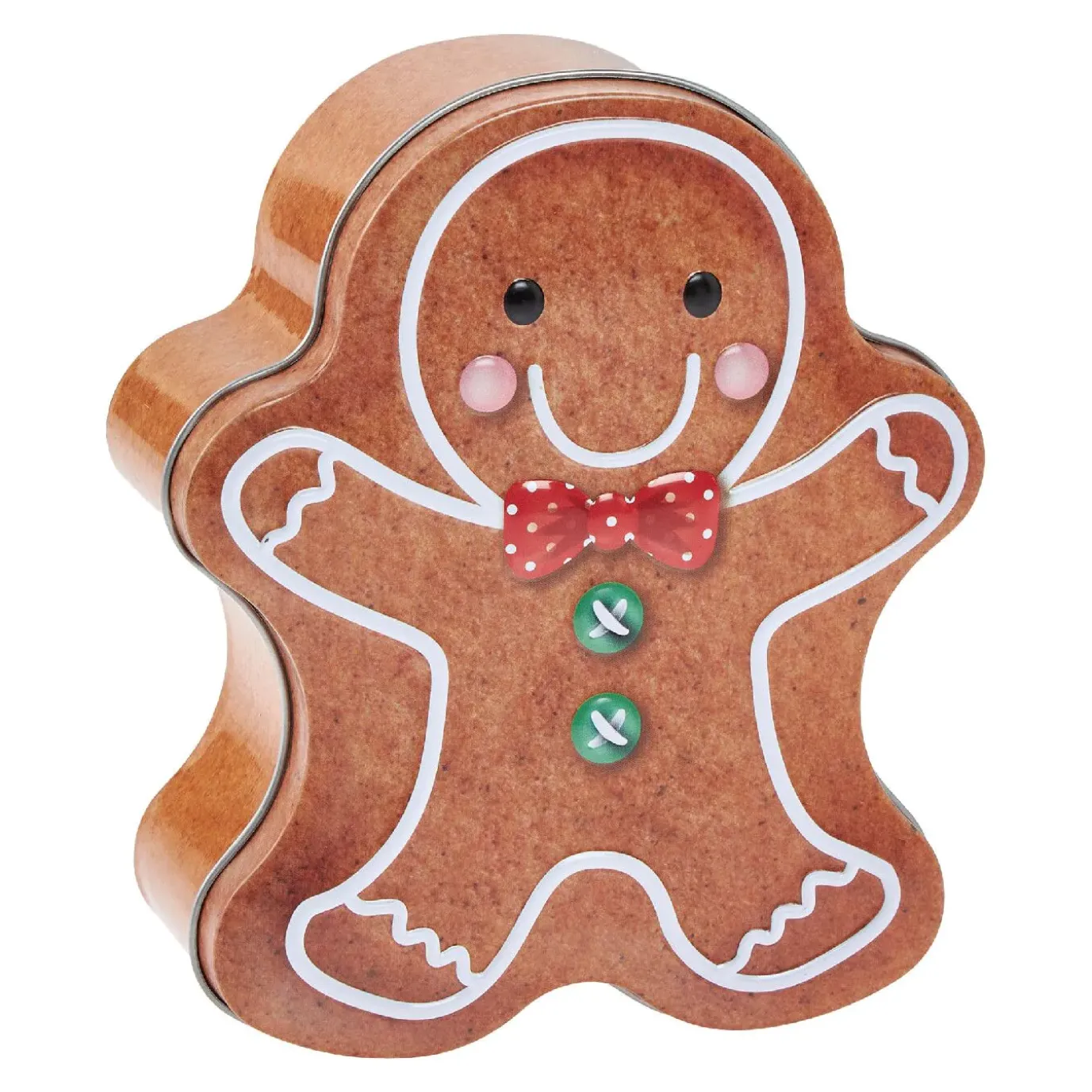 NANU-NANA Keksdose Weihnachtsfigur, Lebkuchen, 13 Cm