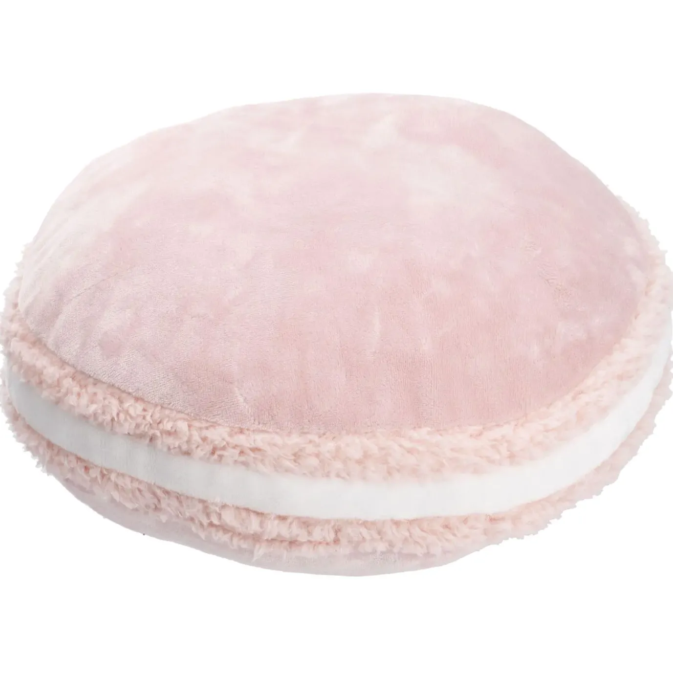 NANU-NANA Kissen Macaron, Rosa, 40 X 12 Cm