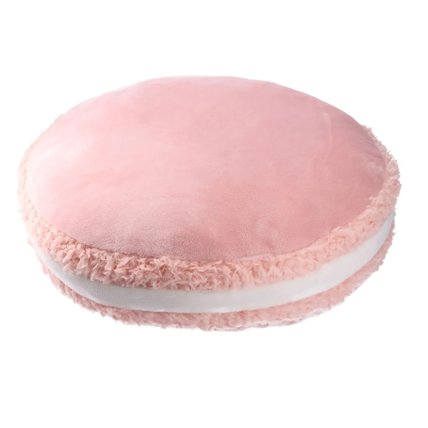 NANU-NANA Kissen Macaron, Rosa, 40 X 12 Cm