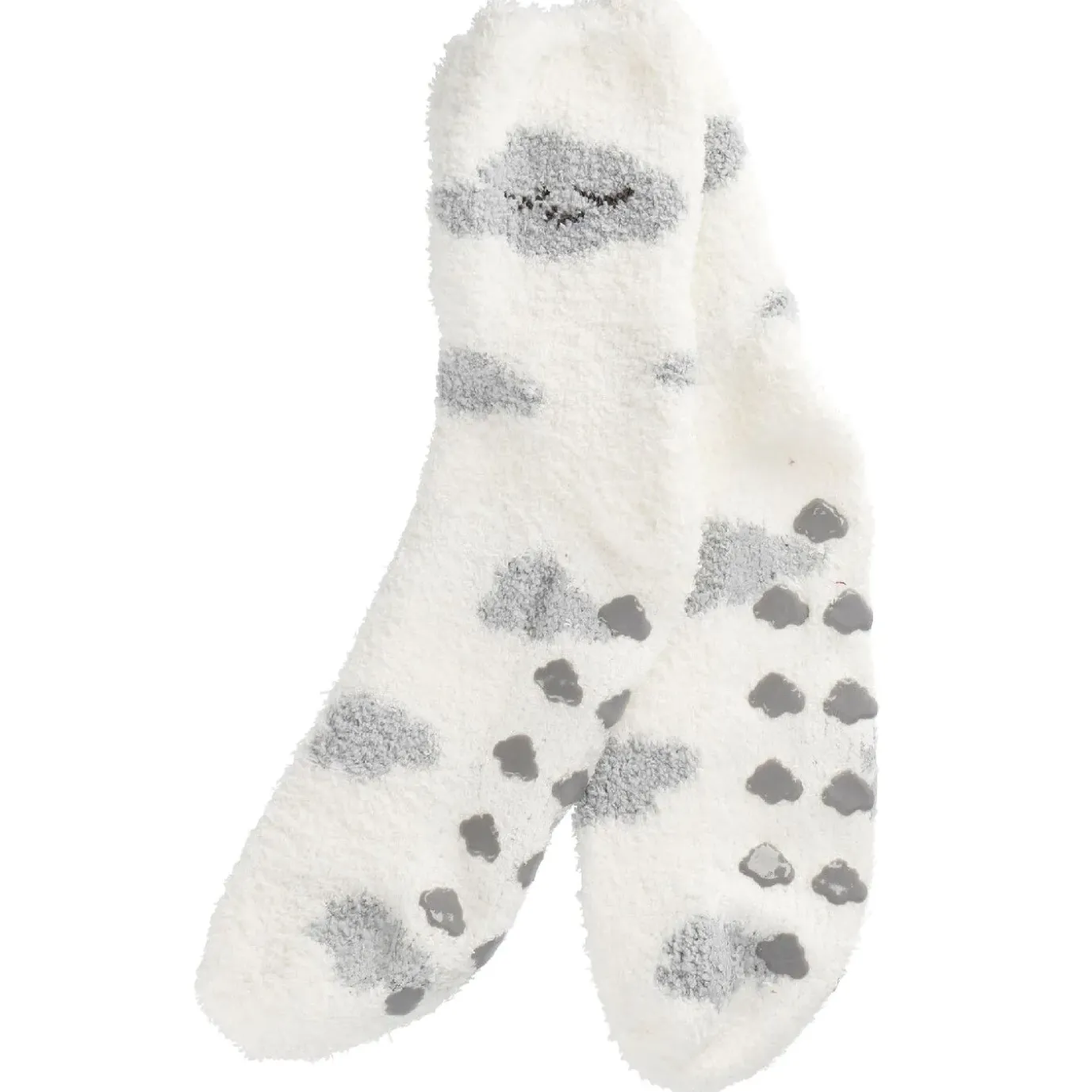 NANU-NANA Kuschelsocken Anti-Rutsch, Wolke/offwhite