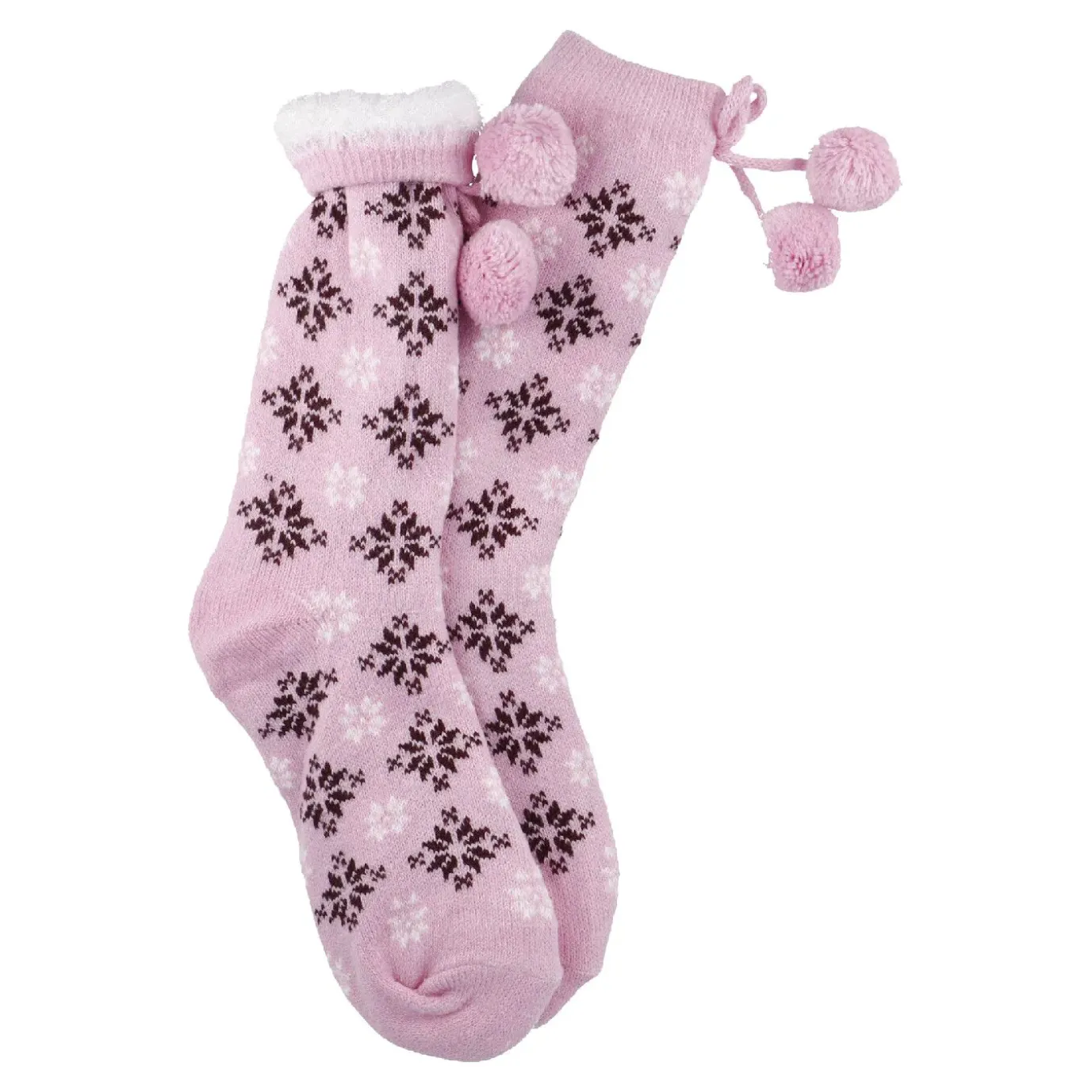 NANU-NANA Kuschelsocken Pompom, Rosa, Onesize