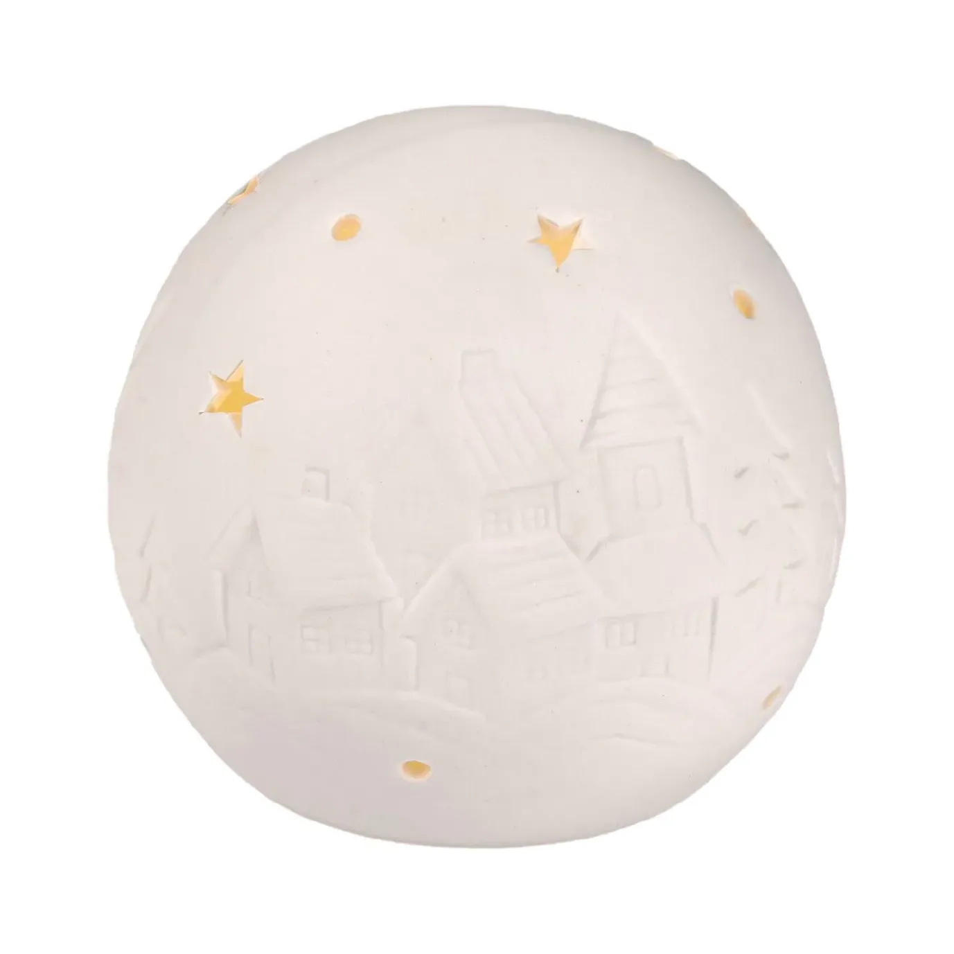 NANU-NANA LED-Kugel Landschaft, Sterne, 10 Cm