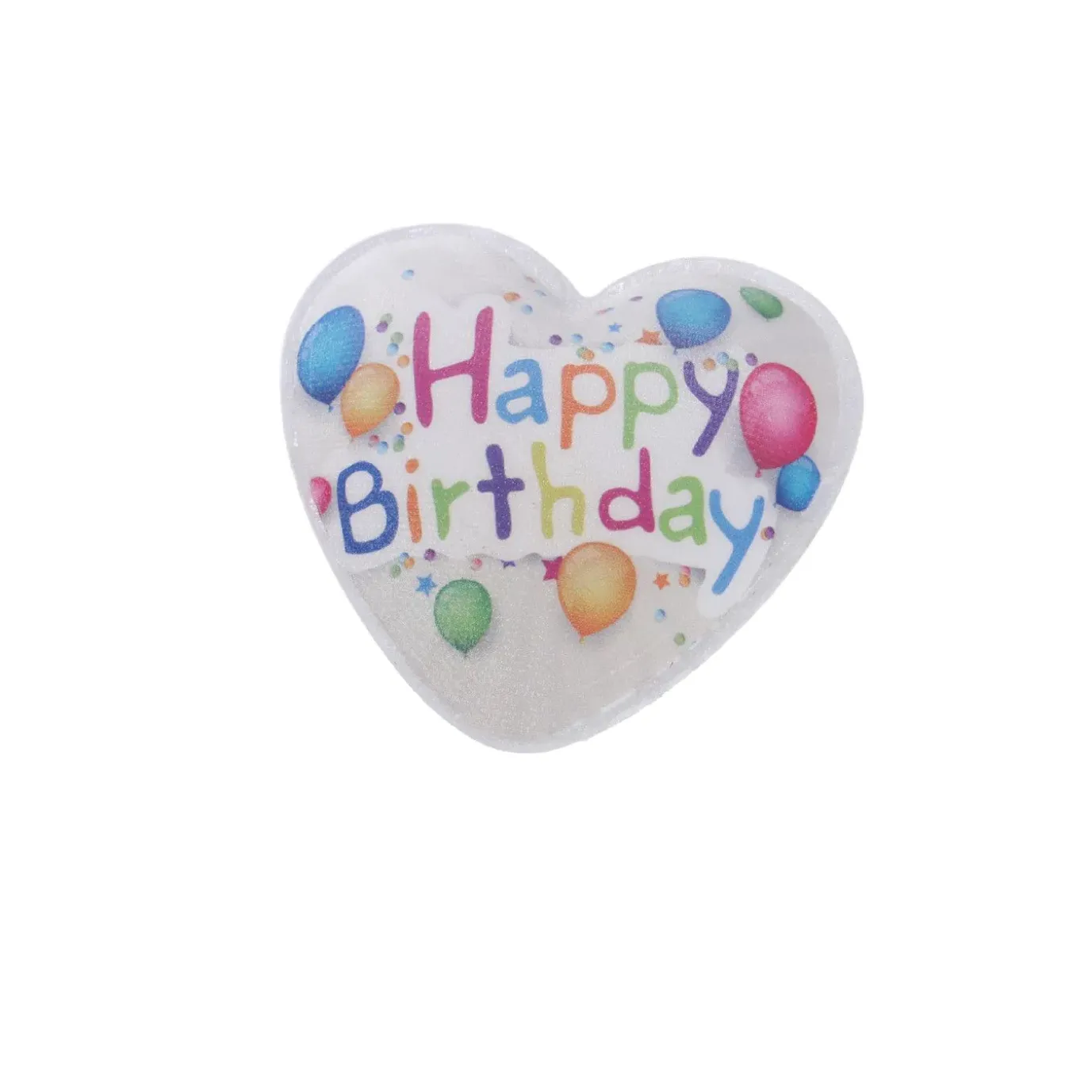 NANU-NANA LED-Objekt Birthday, Herz/happy, 7 Cm