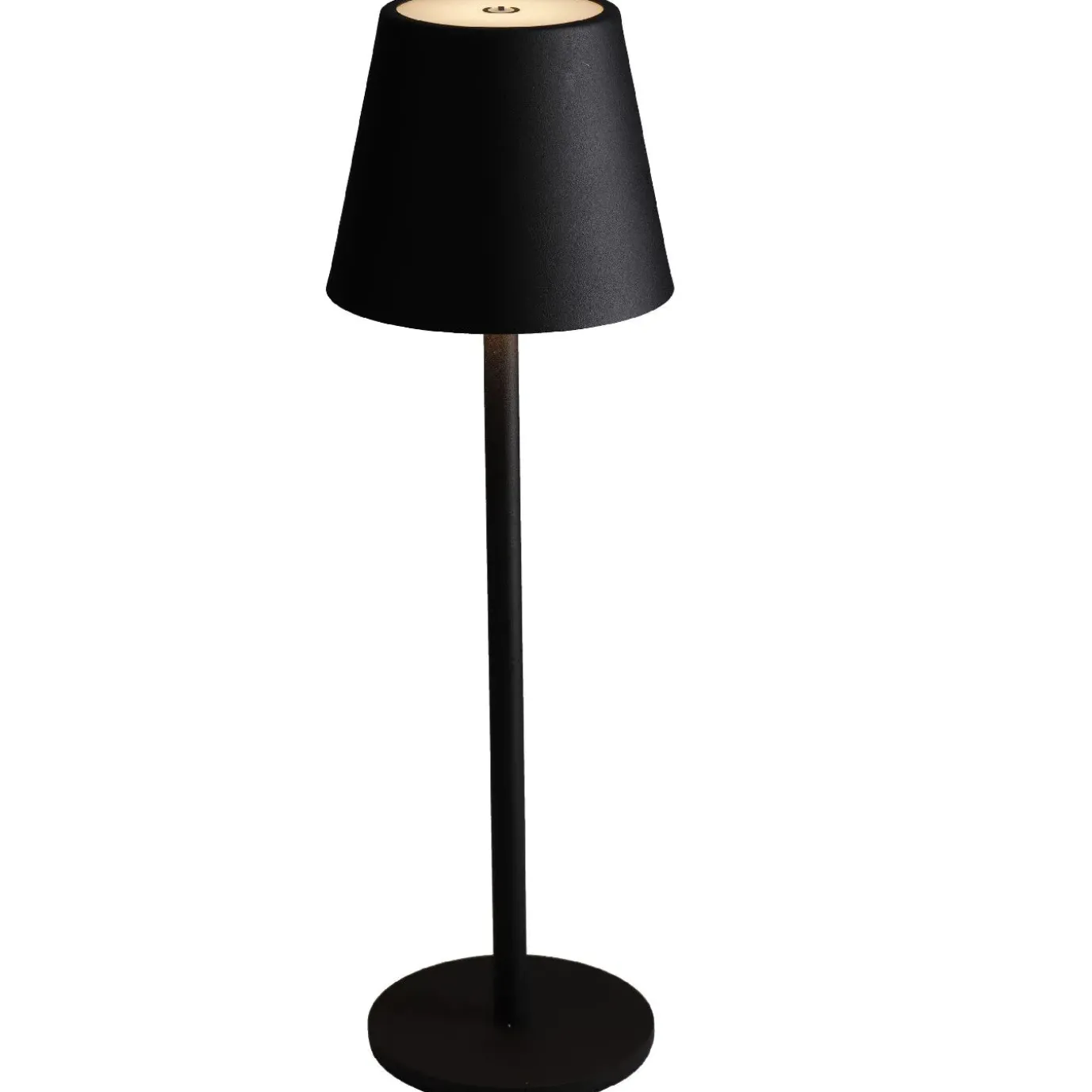 NANU-NANA LED-Tischlampe Akku, Schwarz, 37 Cm