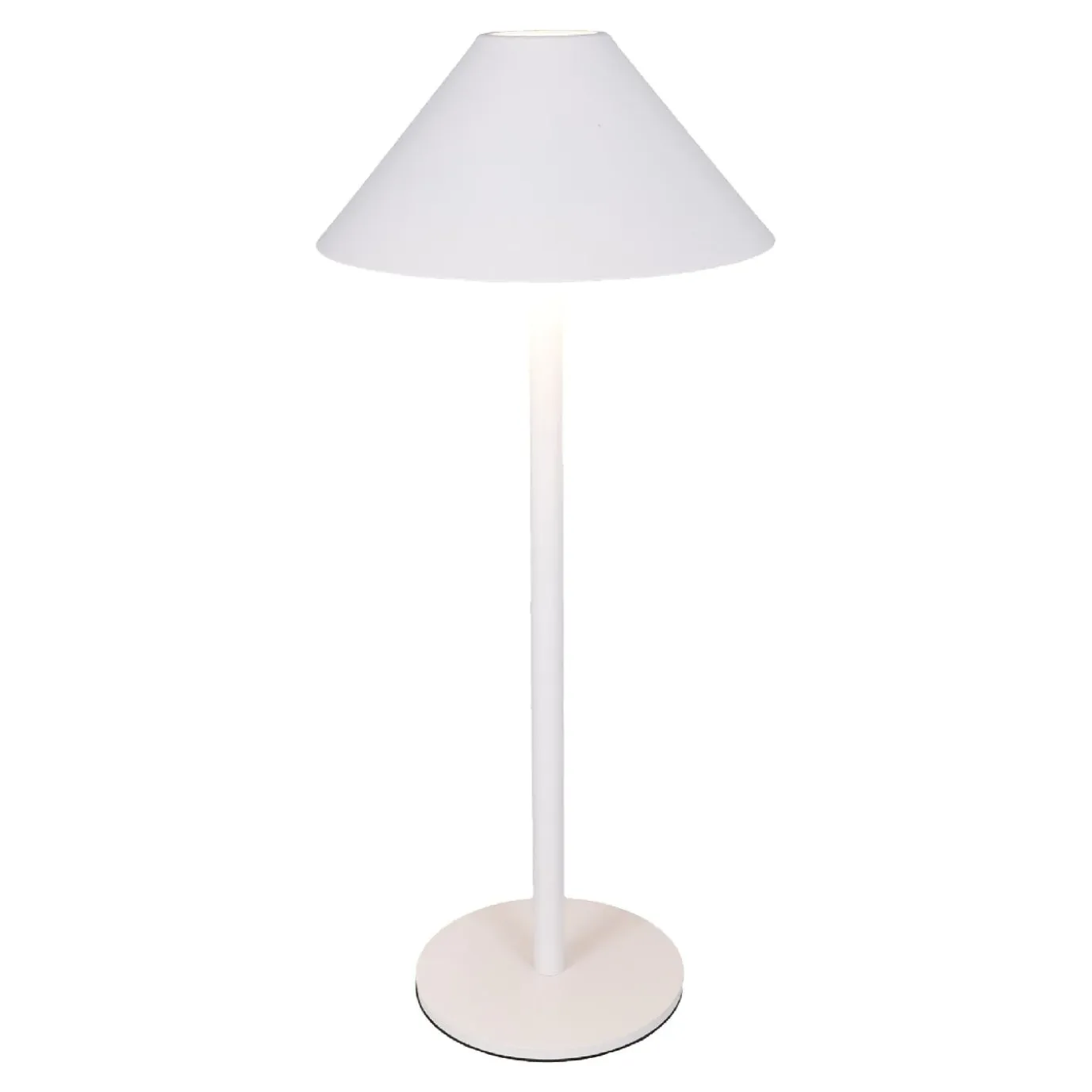 NANU-NANA LED-Tischlampe Schirm, Weiß, 34 Cm