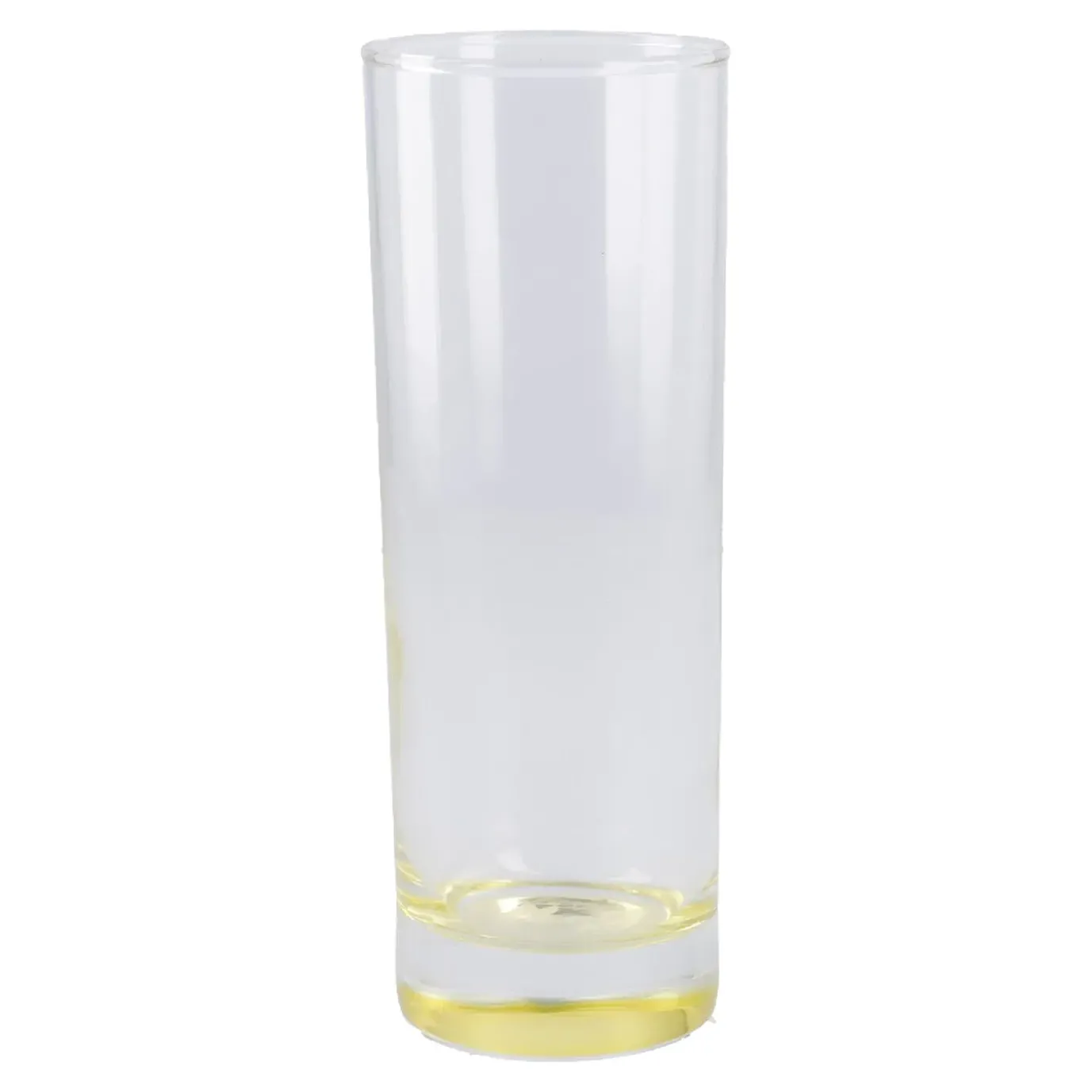 NANU-NANA Longdrink-Glas Farbboden, Gelb, 300 Ml