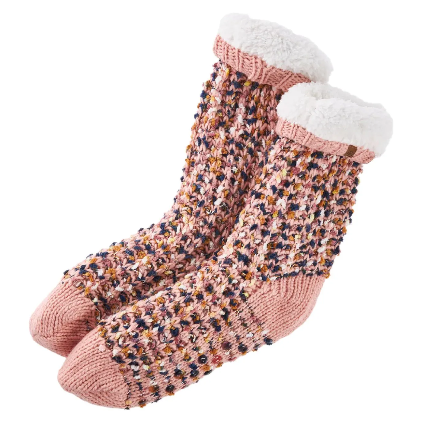 NANU-NANA Norweger-Socken Popcorn, Rosa