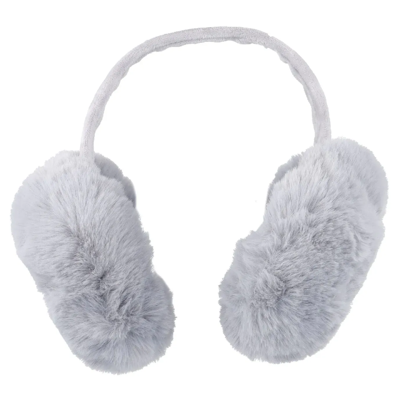 NANU-NANA Ohrenwärmer Fluffy XXL, Grau