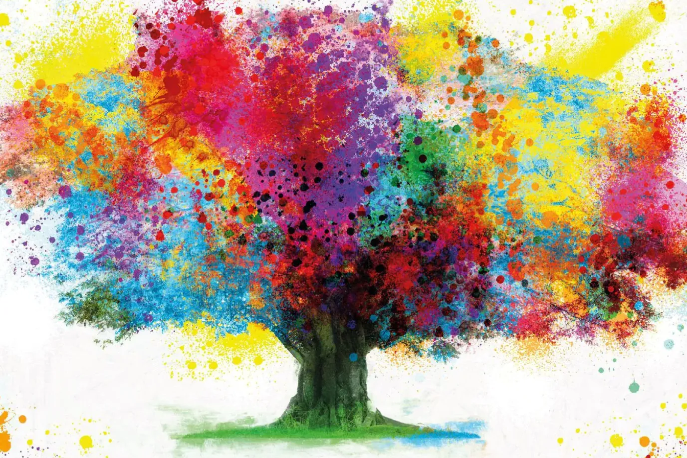 NANU-NANA Poster Coloured Tree, Nr. 177