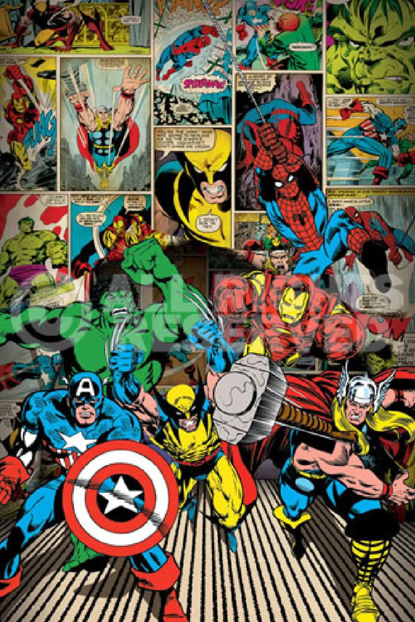 NANU-NANA Poster Here Come The Heroes, Nr. 136