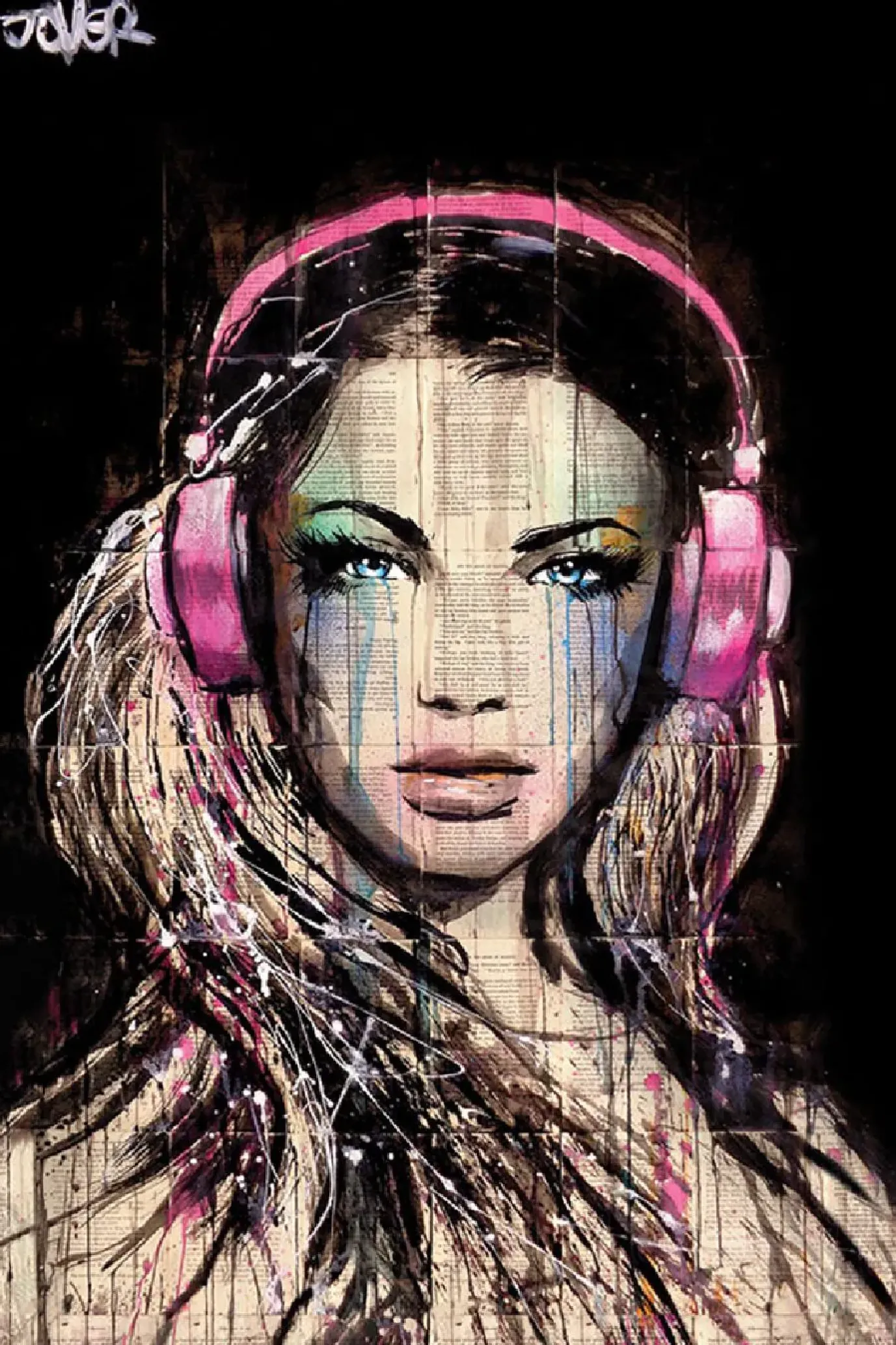 NANU-NANA Poster Loui Jover - Dj Girl, Nr. 58