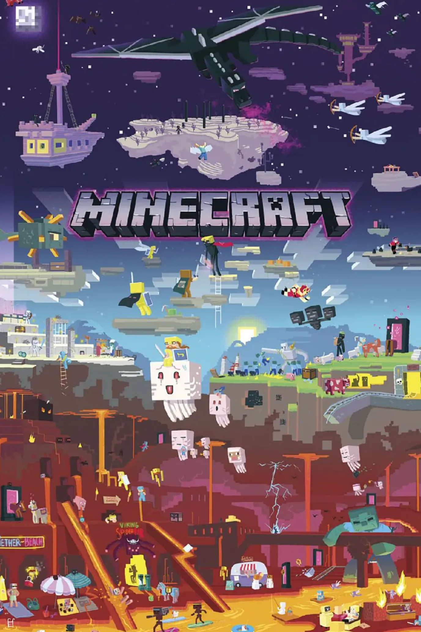 NANU-NANA Poster Minecraft World Beyond, Nr. 224