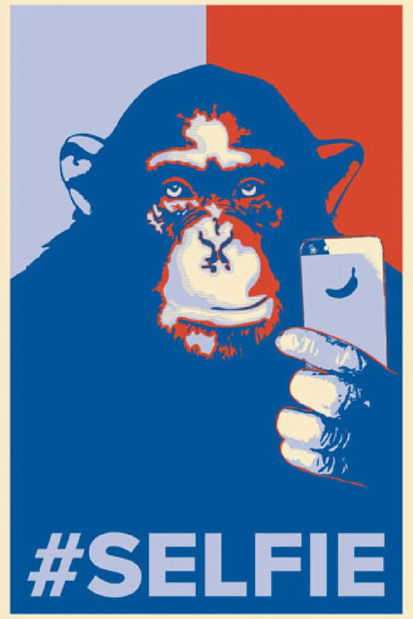 NANU-NANA Poster Selfie Monkey, Nr. 199