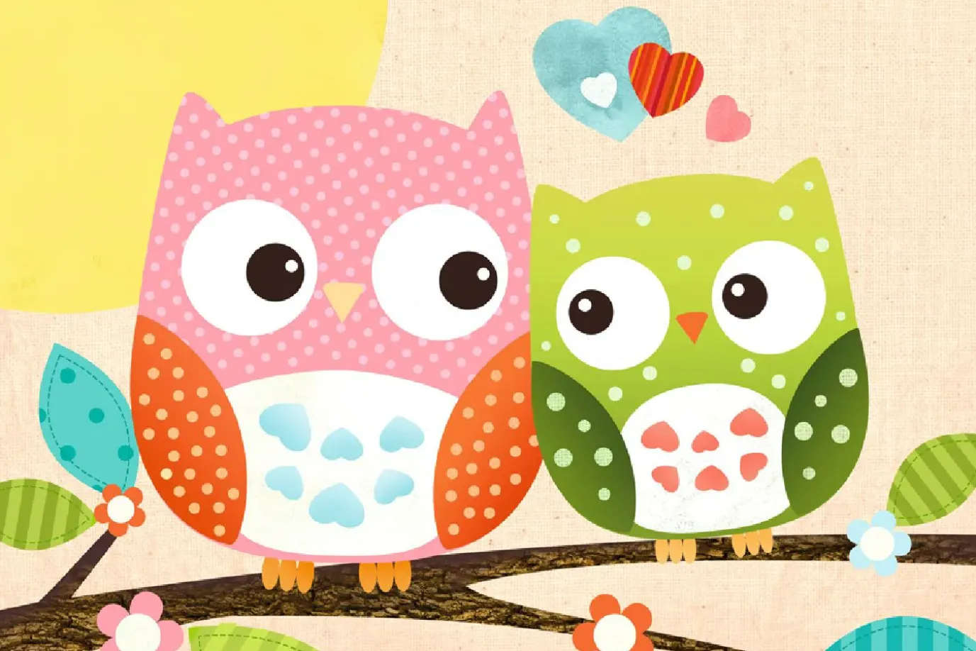 NANU-NANA Poster Sweet Owl - Hello, Nr. 49