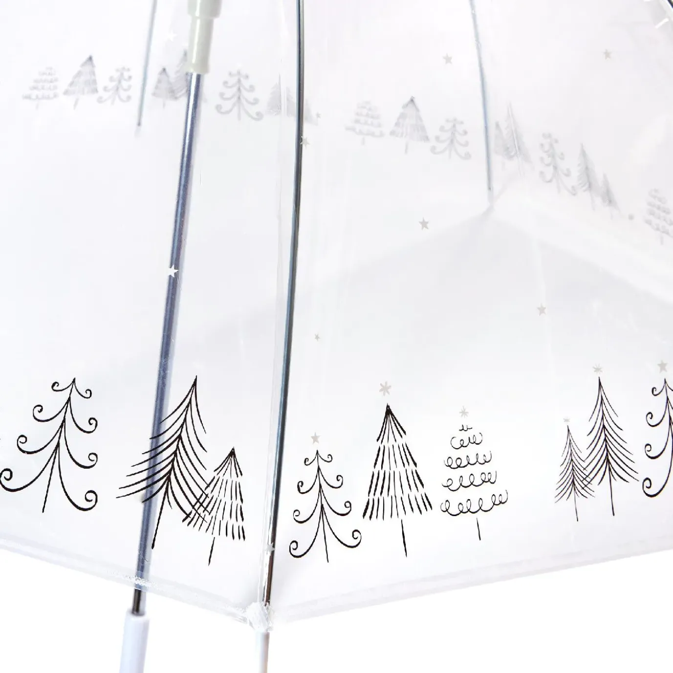 NANU-NANA Regenschirm Transparent/Xmas, Baum, 82 Cm