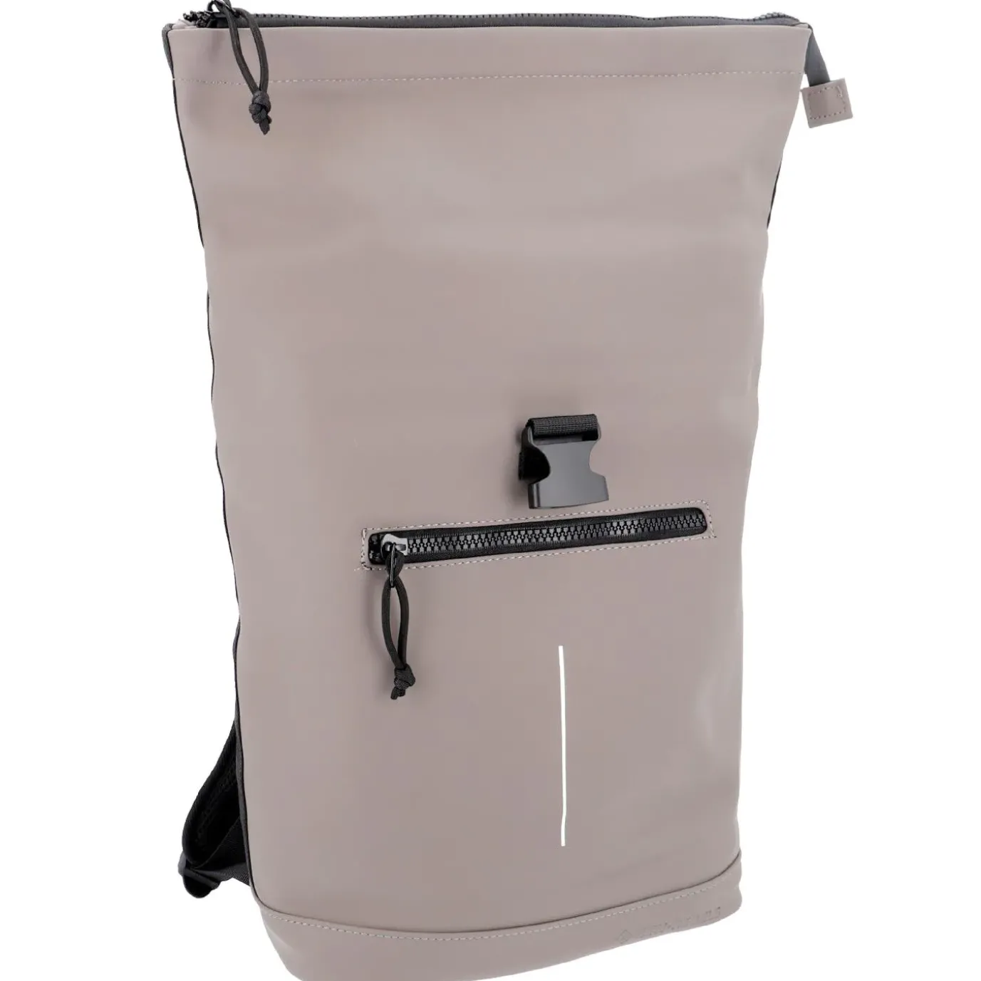 NANU-NANA Rucksack Rolltop Mit Reflektor, Taupe, 16 Liter