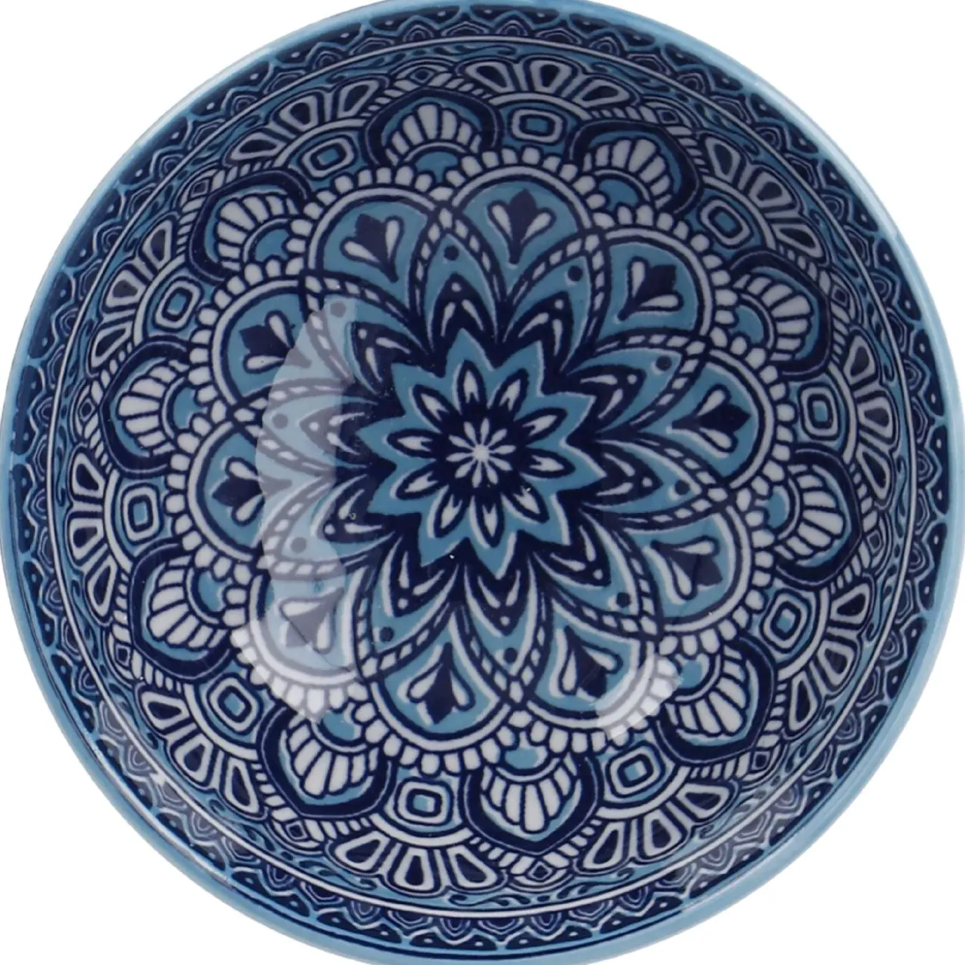 NANU-NANA Schale China, Hoch, Blau/hellblau, 9.5 Cm