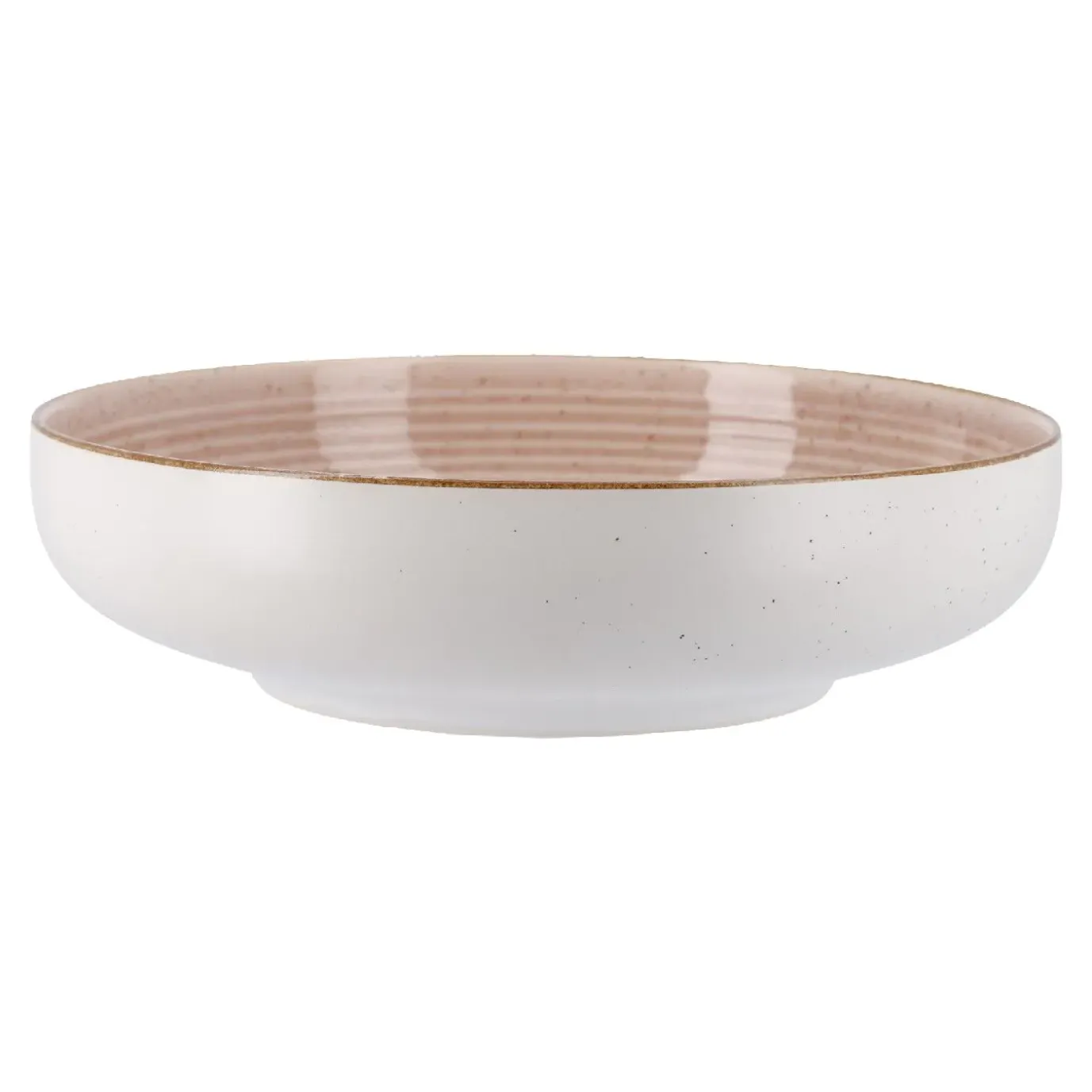 NANU-NANA Schale Rille, Creme, 16 Cm