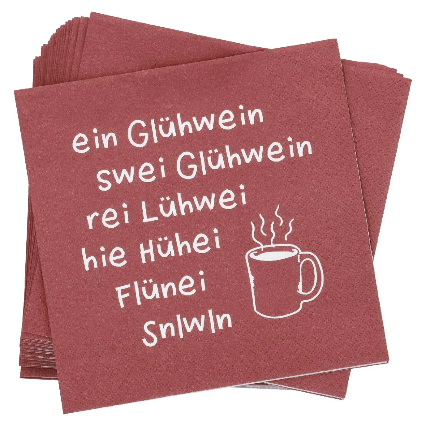 NANU-NANA Serviette Glühwein, 20 Stück