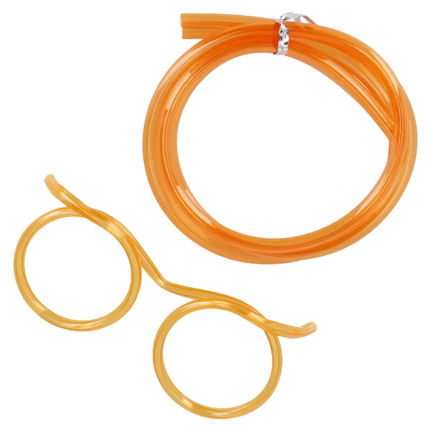 NANU-NANA Trink-Schlauch Brille, Orange