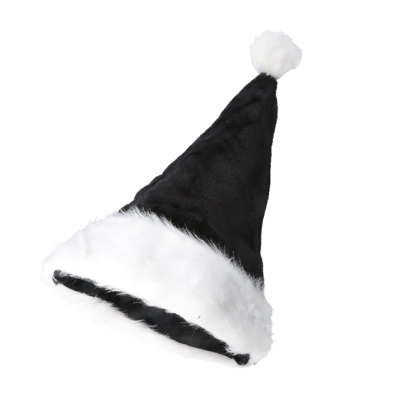 NANU-NANA Weihnachtsmütze Fancy, Schwarz/weiß